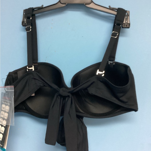Coco Reef bikini top black U91988 NWT 36D/38 5/way - Picture 5 of 6